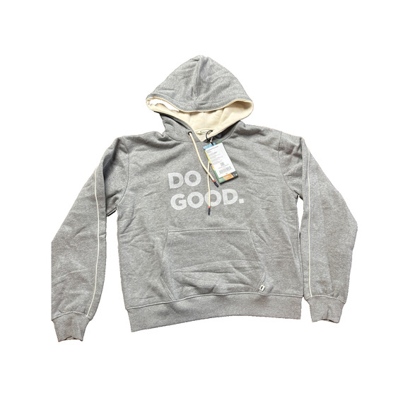 Cotopaxi Hoodie Womens Small Heather Grey Do Good Organic Pullover Fleece Logo - Picture 1 of 9